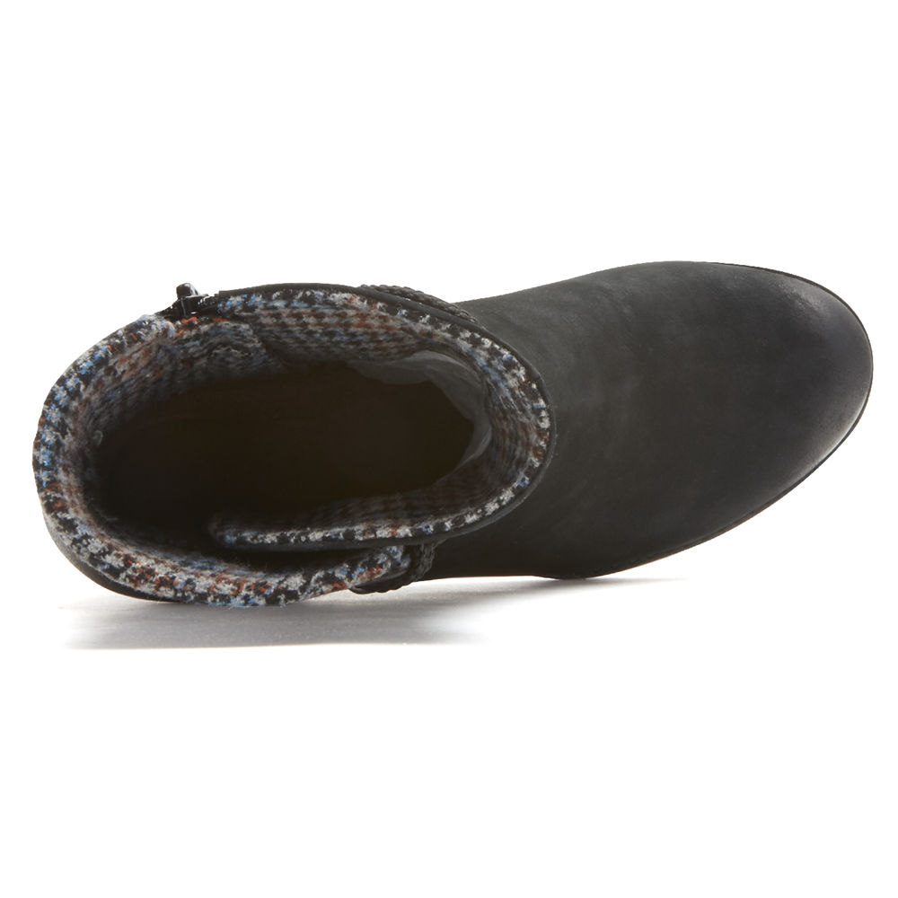 Rockport Kängor Dam Svarta - Cobb Hill Lucinda Lace-Up - WHZCX3542